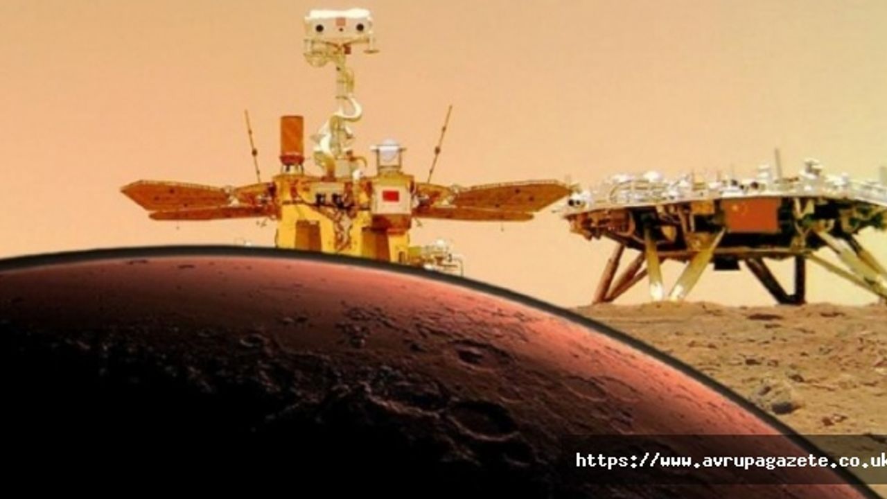 Mars gezgin aracı Curong Kızıl Gezegen’den fotoğraf gönderdi