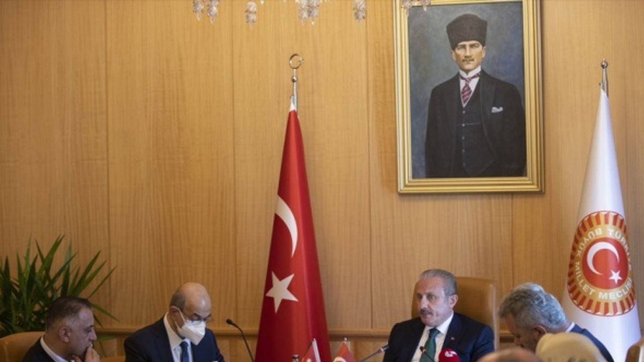 TBMM Başkanı Mustafa Şentop, Ürdün Temsilciler Meclisi Filistin Komitesi heyetini kabul etti: