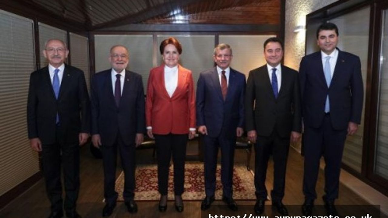 CHP Genel Başkanı Kemal Kılıçdaroğlu'nun daveti üzerine 6 muhalefet partisi genel başkanı bir araya geldi