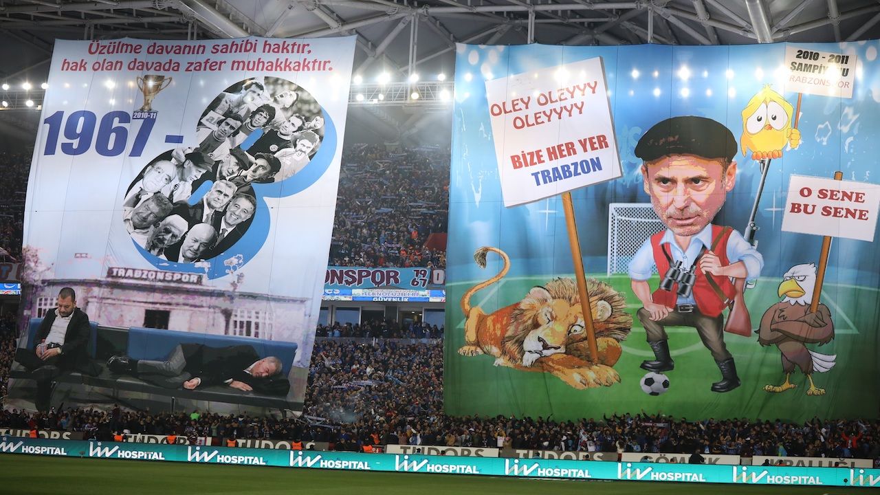 Trabzonspor maçı pankartına Fenerbahçe'den suç duyurusu