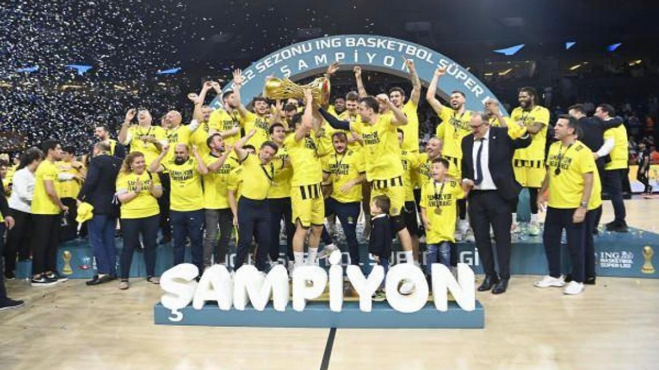 Basketbol Süper Ligi kralı, şampiyonu Fenerbahçe Beko