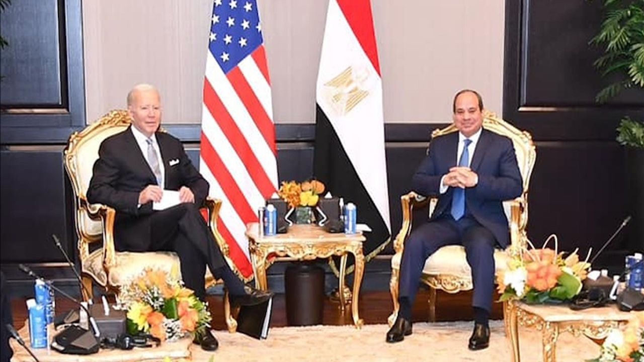 Sisi ile Biden İsrail Filistin çatışmasını konuştu