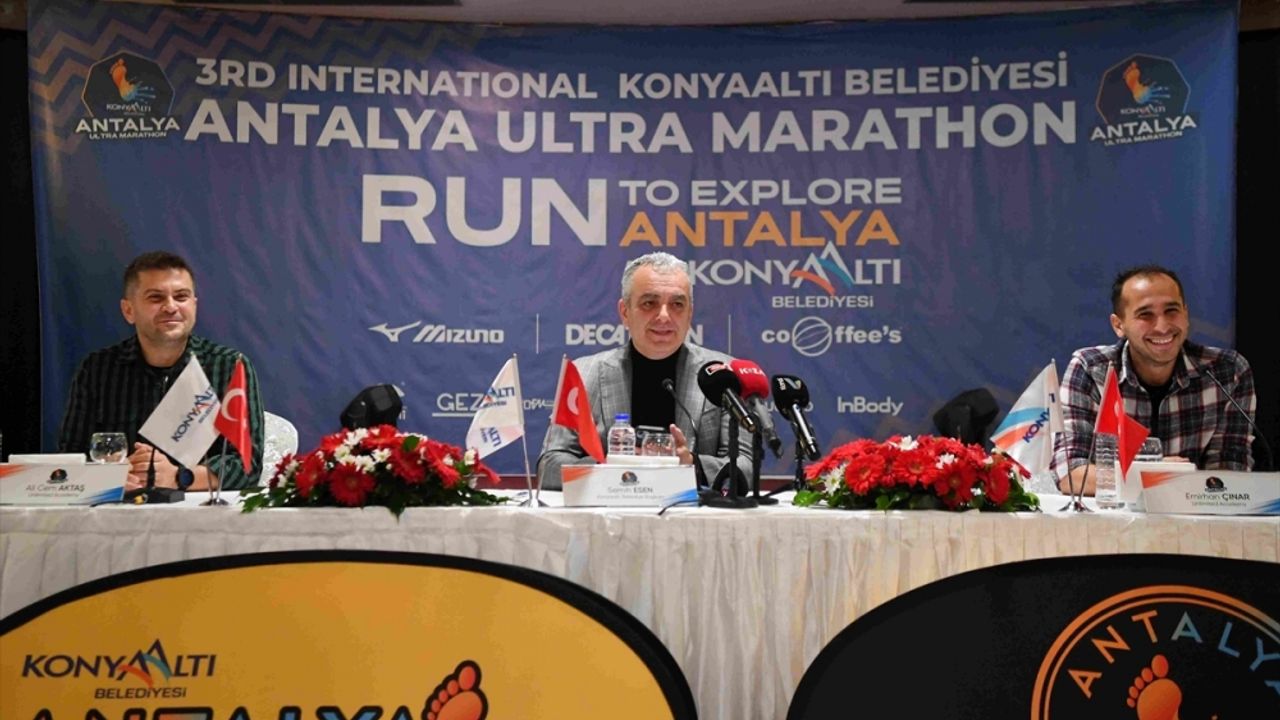 Antalya Ultra Maratonu'na 39 ülkeden  1720 sporcu katılacak