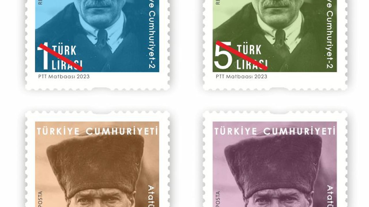 PTT'den "Atatürk ve Cumhuriyet-2" konulu posta pulu