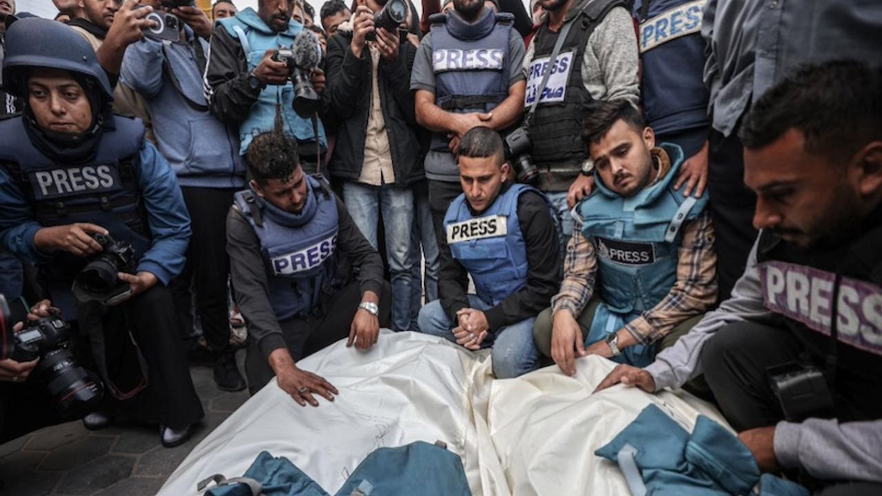 İsrail’e Uluslararası Basın Enstitüsü’nden gazetecileri öldürmeyin çağrısı