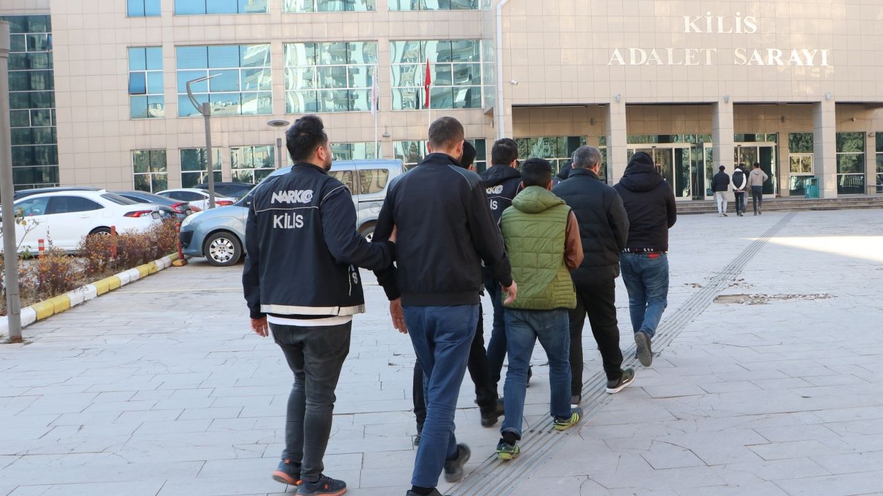 Kilis'te uyuşturucu operasyonunda 5 şüpheli tutuklandı