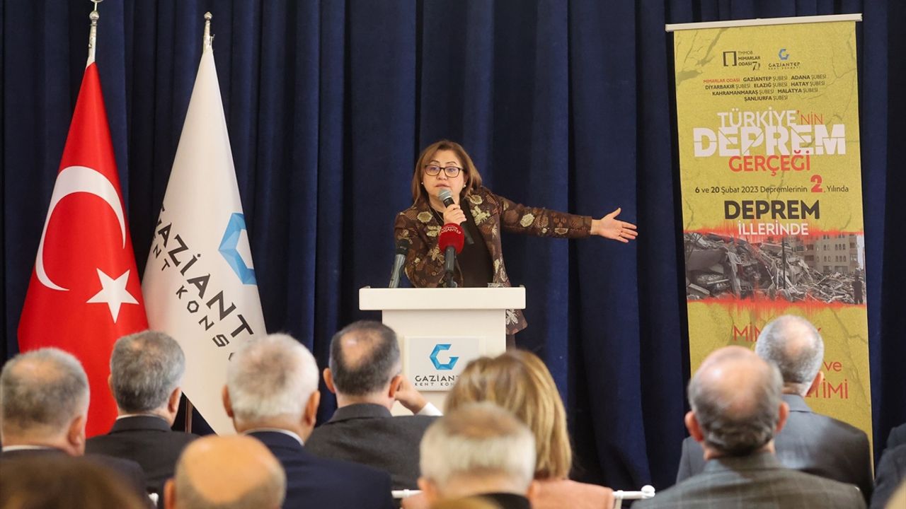 Türkiye'nin deprem gerçeği Gaziantep'teki çalıştayda ele alınıyor