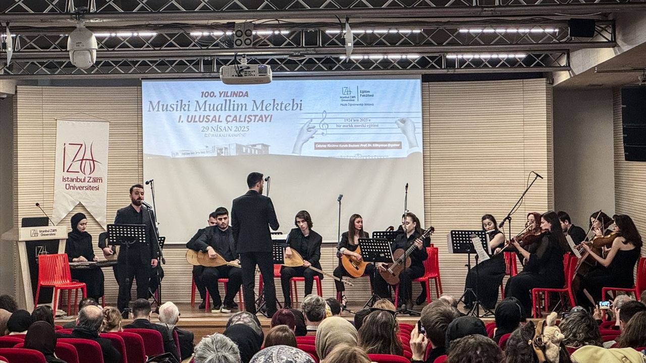 Musiki Muallim Mektebinin kuruluşunun 100. yılına özel çalıştay düzenlendi