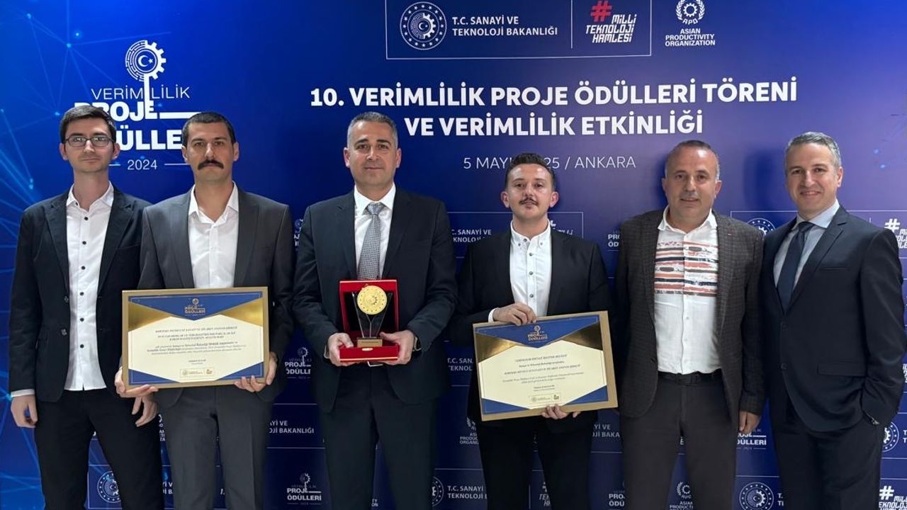 Korteks, Verimlilik Proje Ödüllleri'nde "Süreç İyileştirme" kategorisinde birinci oldu