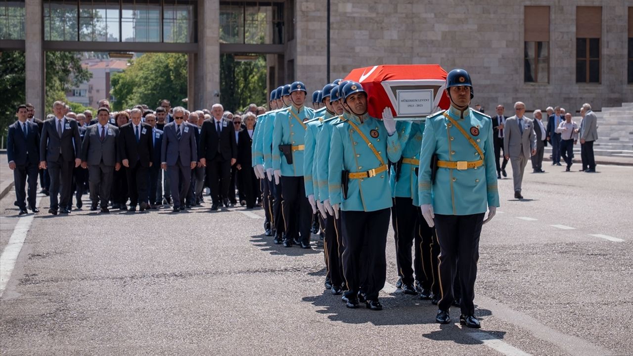 Eski milletvekili Mükerrem Levent için Meclis'te cenaze töreni düzenlendi