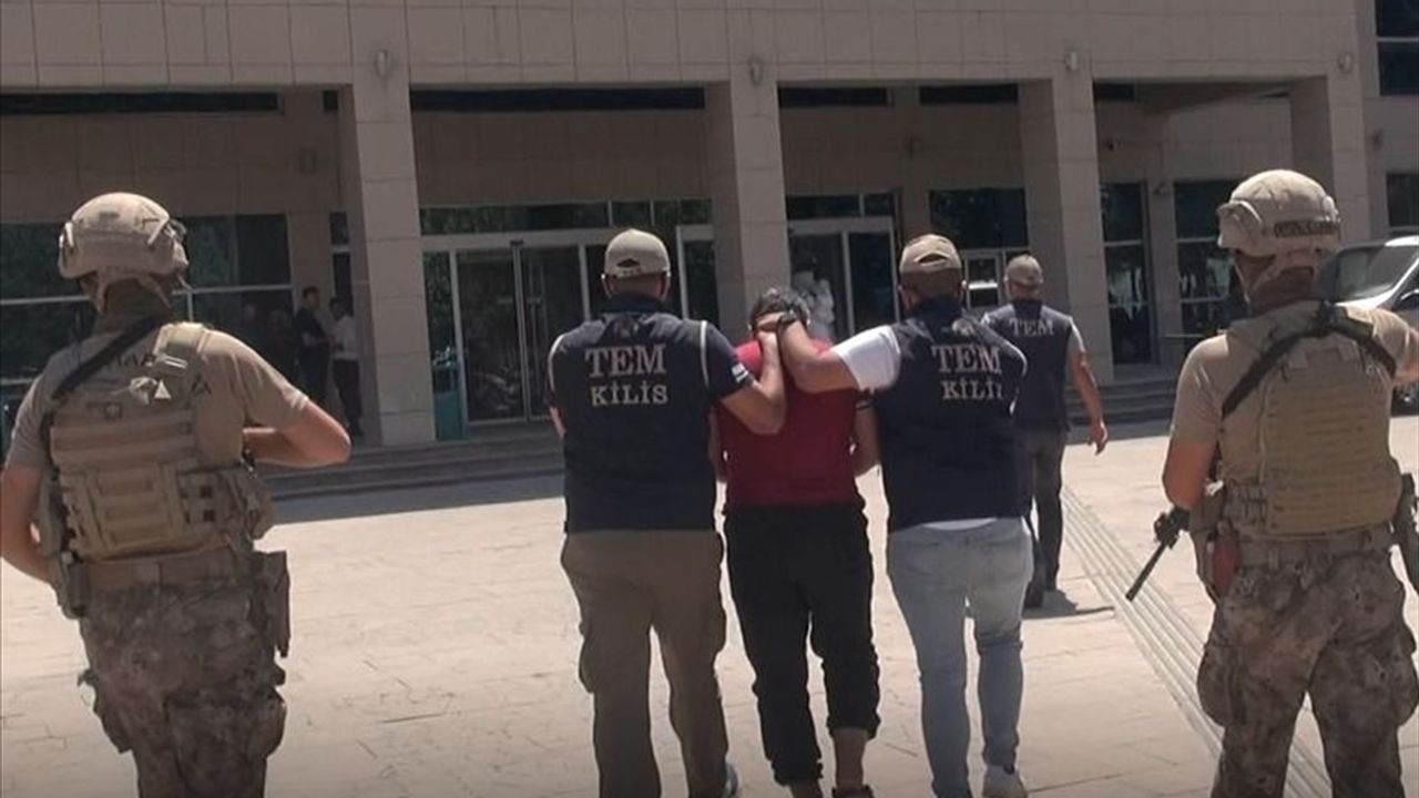 Kilis'te terör örgütü DEAŞ operasyonunda 1 zanlı tutuklandı