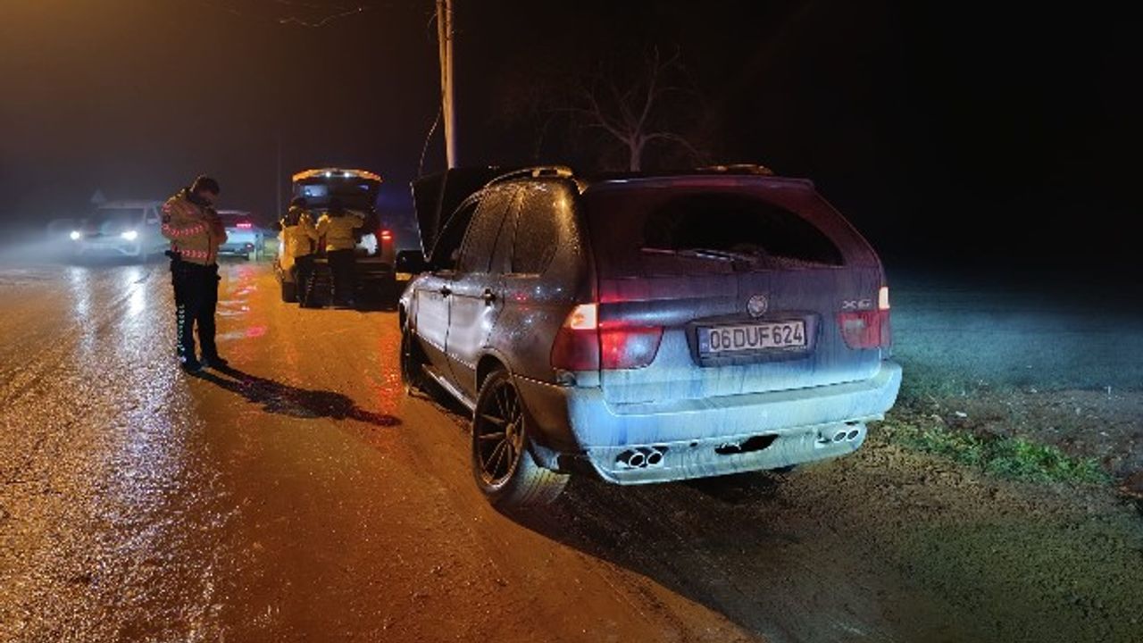 Polisten kaçan alkollü sürücü, kaza yapınca yakalandı