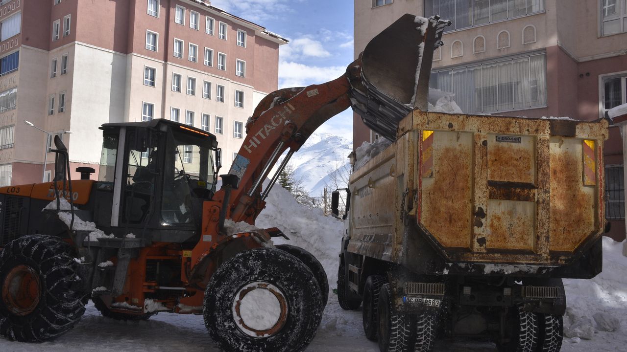 Bitlis'te kardan kapanan 92 köy yolu açıldı