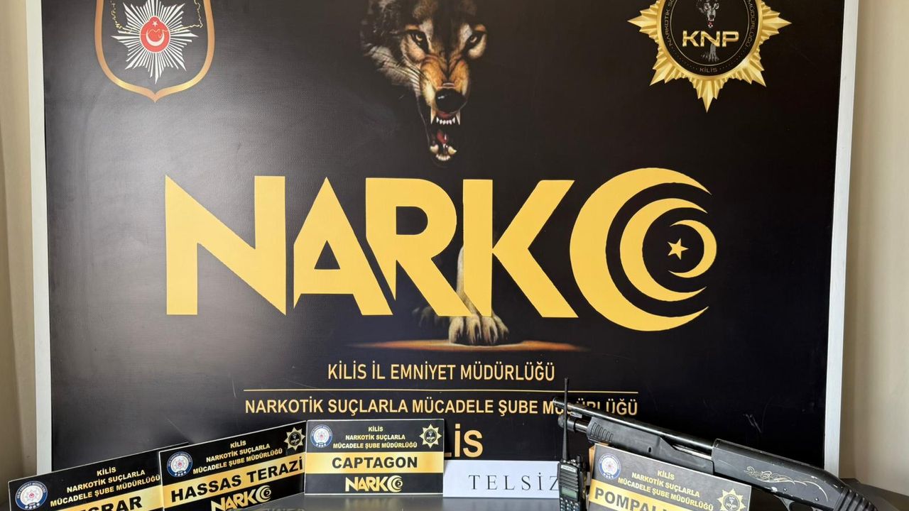 Kilis'te uyuşturucu operasyonu; 7 tutuklama