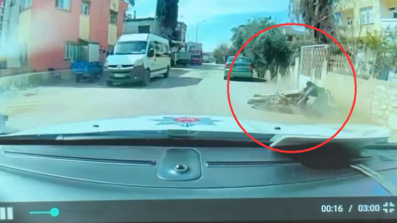 Polisten kaçan iki motosiklet sürücüsüne 664 bin 500 lira ceza