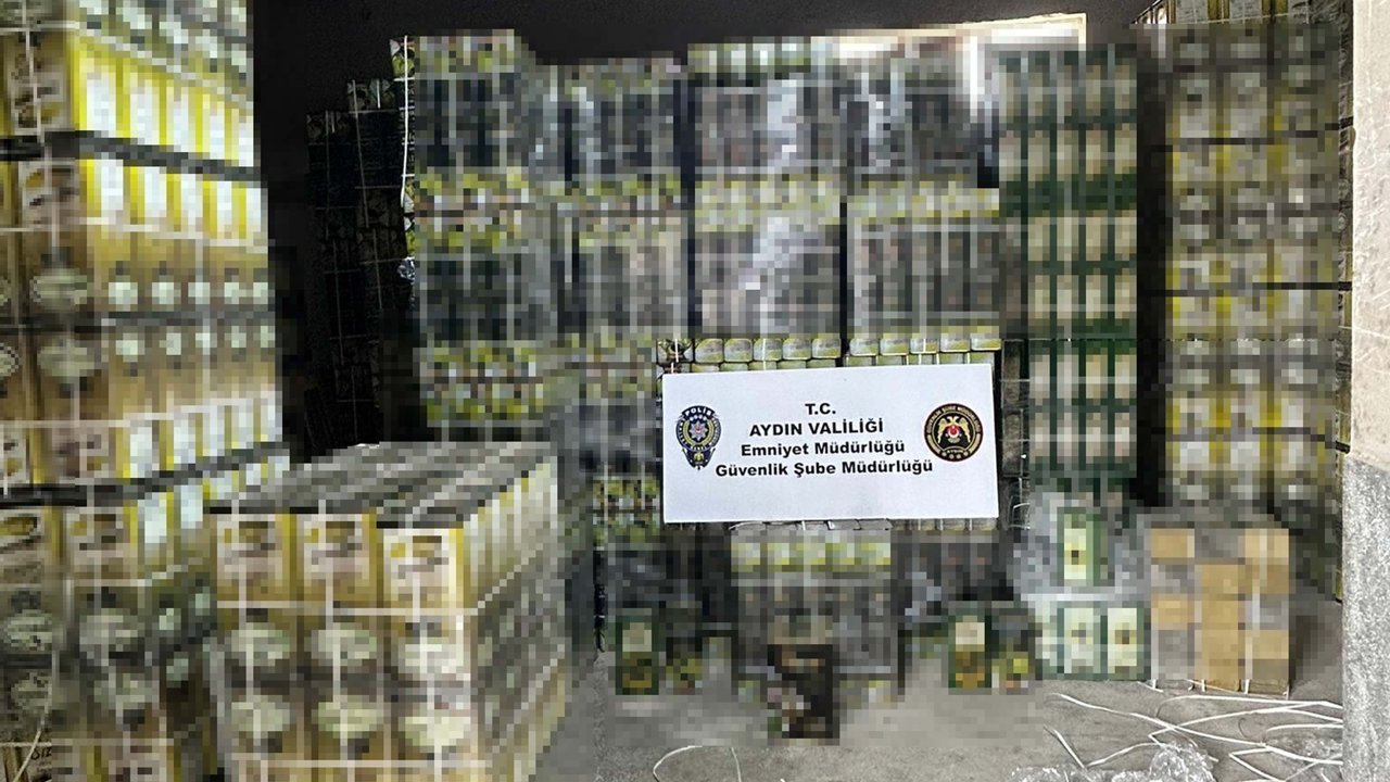 Aydın'da doluma hazır 6 bin litre tağşiş zeytinyağı ele geçirildi