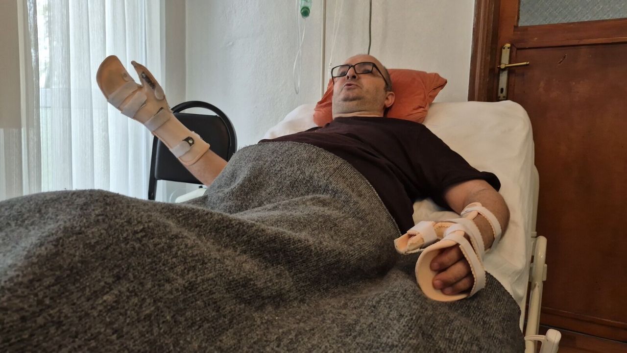 Göçük altında kalıp yatağa mahkum olan maden işçisinden fizik tedavisi için yardım talebi