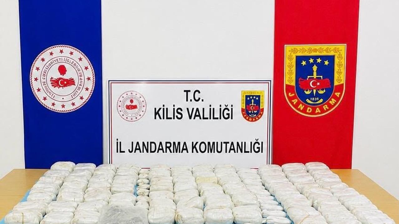 Kilis'te 90 kilogram sentetik uyuşturucu ele geçirildi