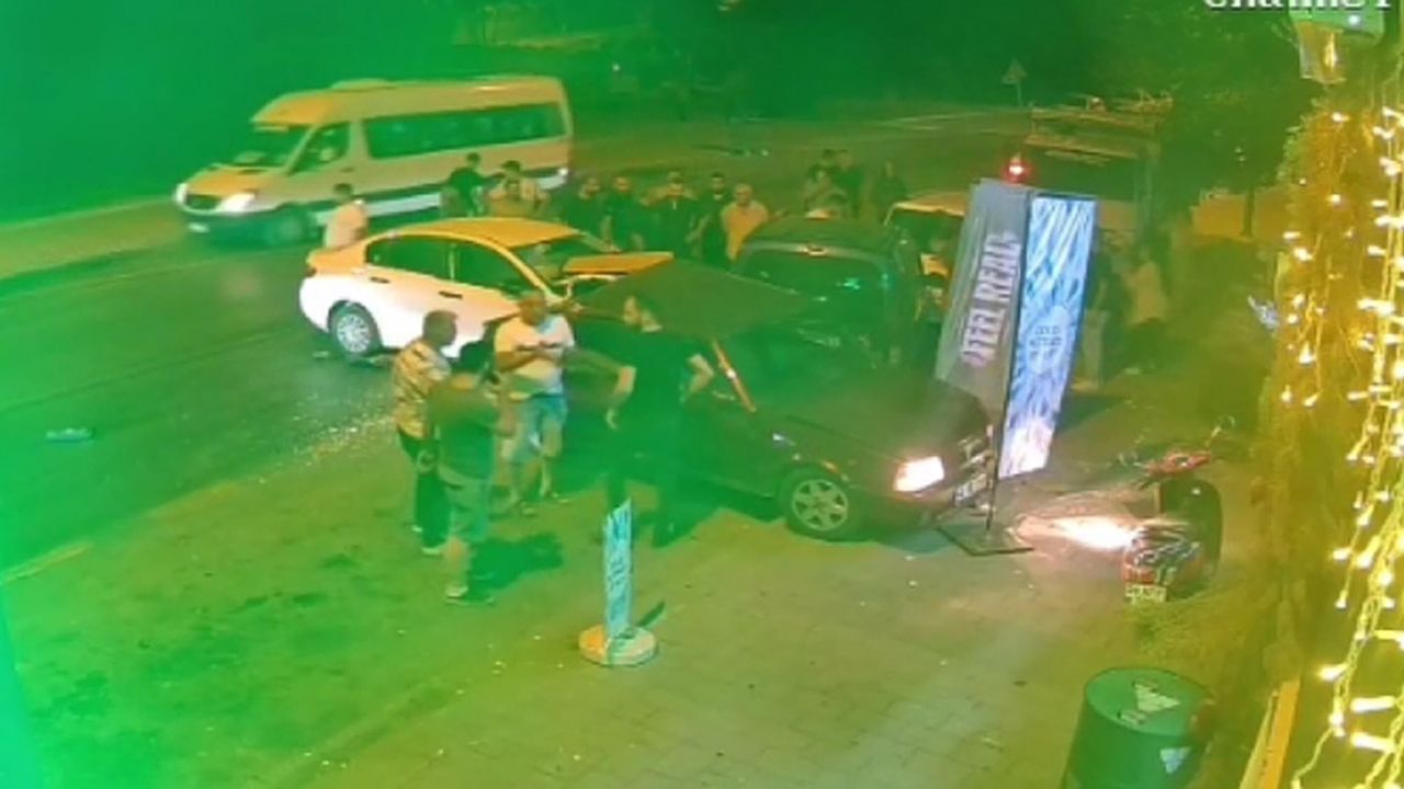 Polisten kaçarken aracıyla 4 otomobile çarpan alkollü sürücüye 450 bin lira ceza