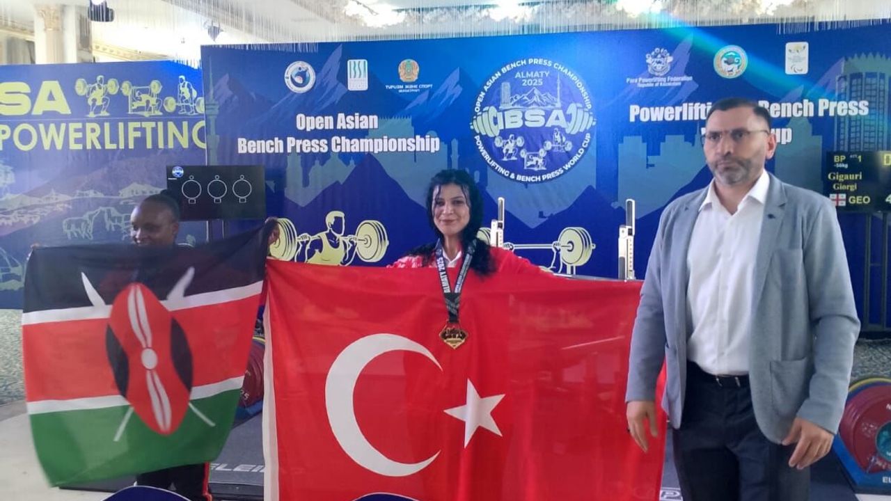 Kornea nakli bekleyen Gülistan'dan halterde büyük başarı