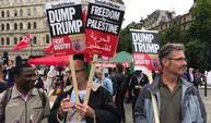 İngiltere'de Trump'a Yoğun Protesto