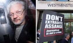 WikiLeaks'in kurucusu Assange için protesto