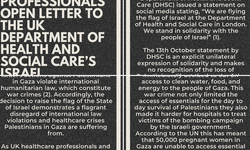 Birleşik Krallık sağlık çalışanları İsrail'i desteklemiyor