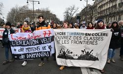 Fransa'da tartışmalı göç yasasına Paris'te protesto