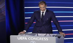 Paris'teki UEFA toplantısında Ceferin'den adaylık açıklaması