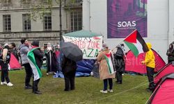 Londra SOAS Üniversitesi destek eylemlerine katıldı