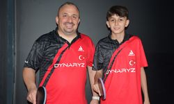 Masa tenisi antrenörü baba, Avrupa şampiyonu oğlunu yeni başarılar  hazırlıyor