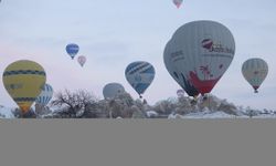 Kapadokya'da balonlar 6 gün sonra yeniden gökyüzünde