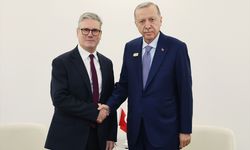 BAKÜ - Cumhurbaşkanı Erdoğan, İngiltere Başbakanı Keir Starmer'i kabul etti