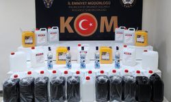 Elazığ'da 190 litre kaçak etil alkol ele geçirildi