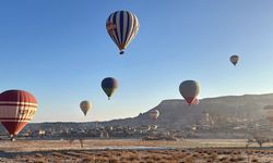 Kapadokya'da balonlar bir hafta sonra gökyüzünde