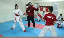 Uluslararası karate turnuvasında altın madalya kazanan Ezel'in hedefi milli takım