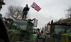 İngiliz çiftçiler Londra'da protesto düzenledi