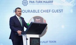 Bakan Tekin, Türkiye Maarif Vakfının Pakistan Multan'daki okulunun açılışını yaptı