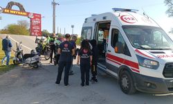 Edirne'de iki motosikletin çarpıştığı kazada 3 kişi yaralandı