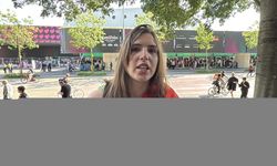 Basel'de Eurovision Şarkı Yarışması'nın yapıldığı alanda Filistin bayrakları taşınmasına izin verilmiyor