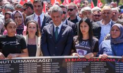 CHP Genel Başkanı Özel, Soma'da maden işçilerini anma töreninde