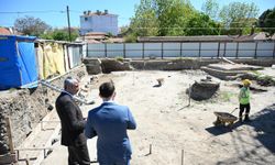 Edirne'de günümüze sadece minaresinin yarısı ulaşan Şeyh Şüceaddin Camisi'nin restorasyonu sürüyor