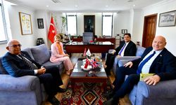 İngiliz Büyükelçi Fethiye Belediye Başkanı'nı ziyaret etti