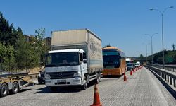 Anadolu Otoyolu'nun Kocaeli kesimindeki kaza ulaşımı aksattı