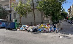 İzmir Buca'da işçilerin grevi nedeniyle oluşan çöp yığınları tepkilere neden oluyor