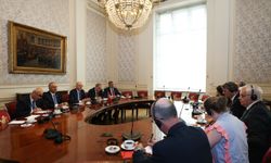 TBMM Başkanı Kurtulmuş, Belçika Senato Başkanı Vincent Blondel ile görüştü