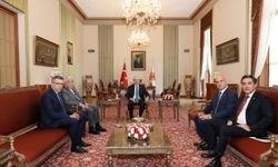 TBMM Başkanı Kurtulmuş, İYİ Parti Genel Başkanı Dervişoğlu'nu kabul etti