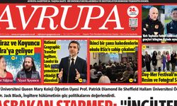 Avrupa Gazete, İngiltere, 13 Haziran 2025 Baskısı E-gazete