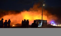 Ankara'da eski çöp dökme sahasında çıkan yangın söndürüldü