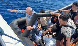 Bodrum açıklarında 13 düzensiz göçmen kurtarıldı